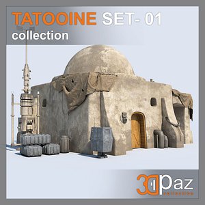 3D tatooine set - 01