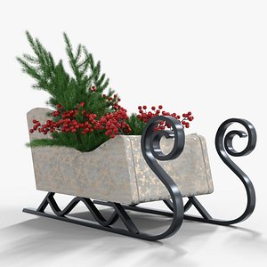 3D Decorative Sleigh