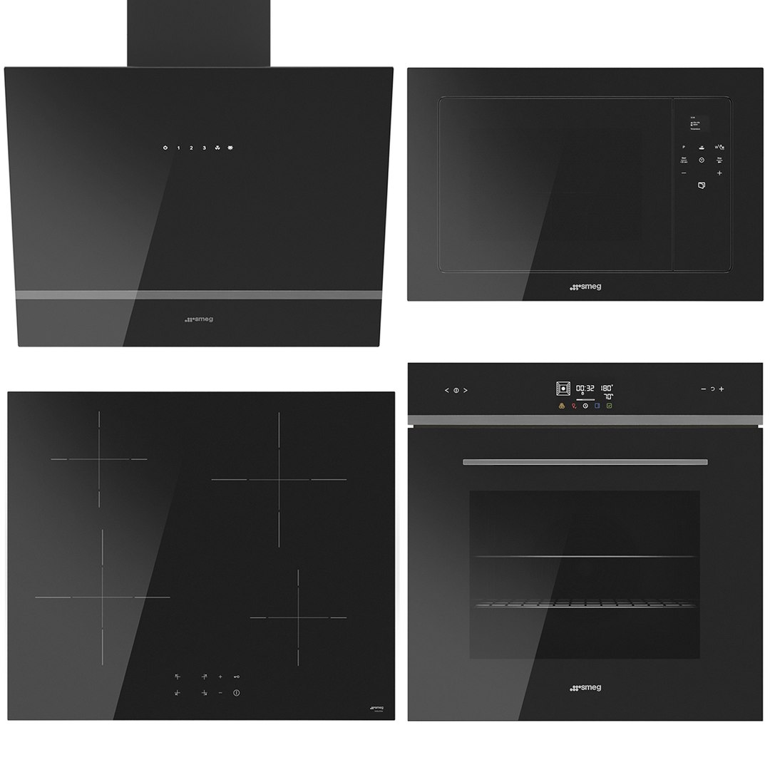 3D SMEG Kitchen Appliance Collection - TurboSquid 2292887