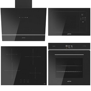 3D SMEG kitchen appliance collection