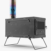 Hot Dirty Outdoor Tent Stove Matte Black Finish