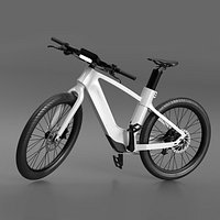 Performance E-Bike Lightweight Commuter Rigged for Cinema 4D