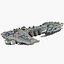 3ds max warship allied fleets destroyer