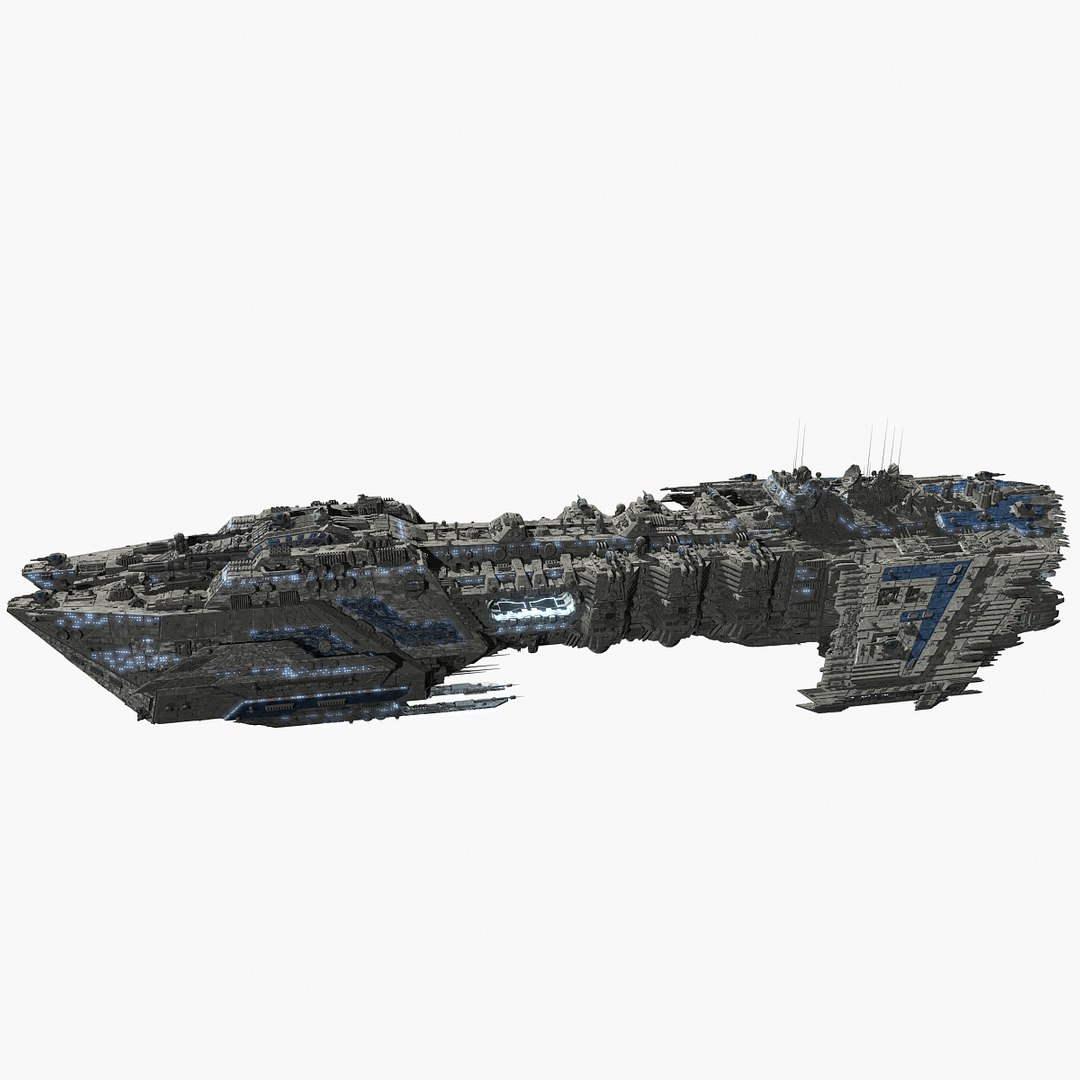 3ds Max Warship Allied Fleets Destroyer