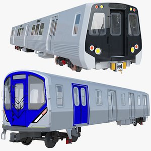 3D NYC and Washington subway cars