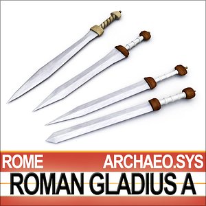 maya roman gladius sword set