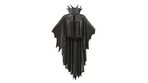 black vampire cape 3D model