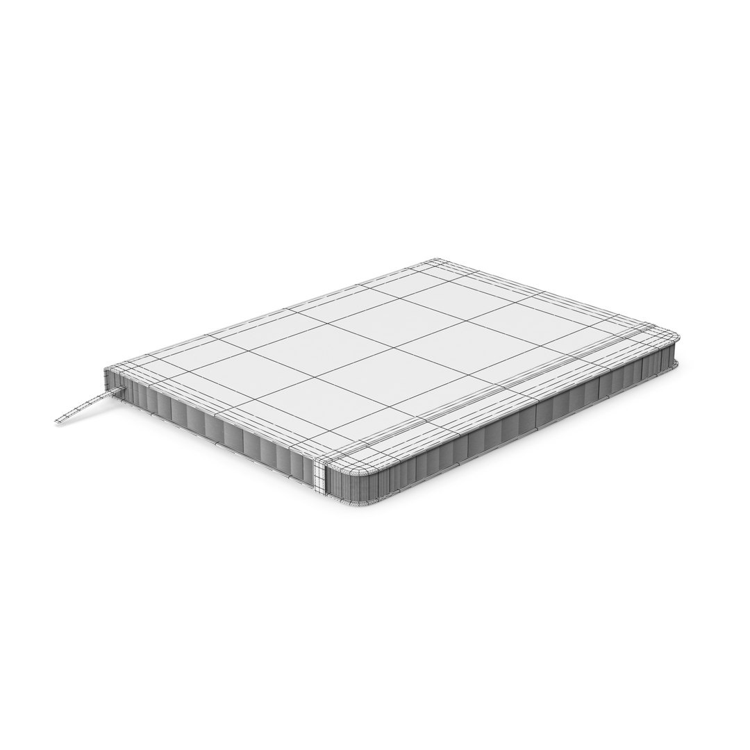 Red Notebook 3D Model - TurboSquid 2161580