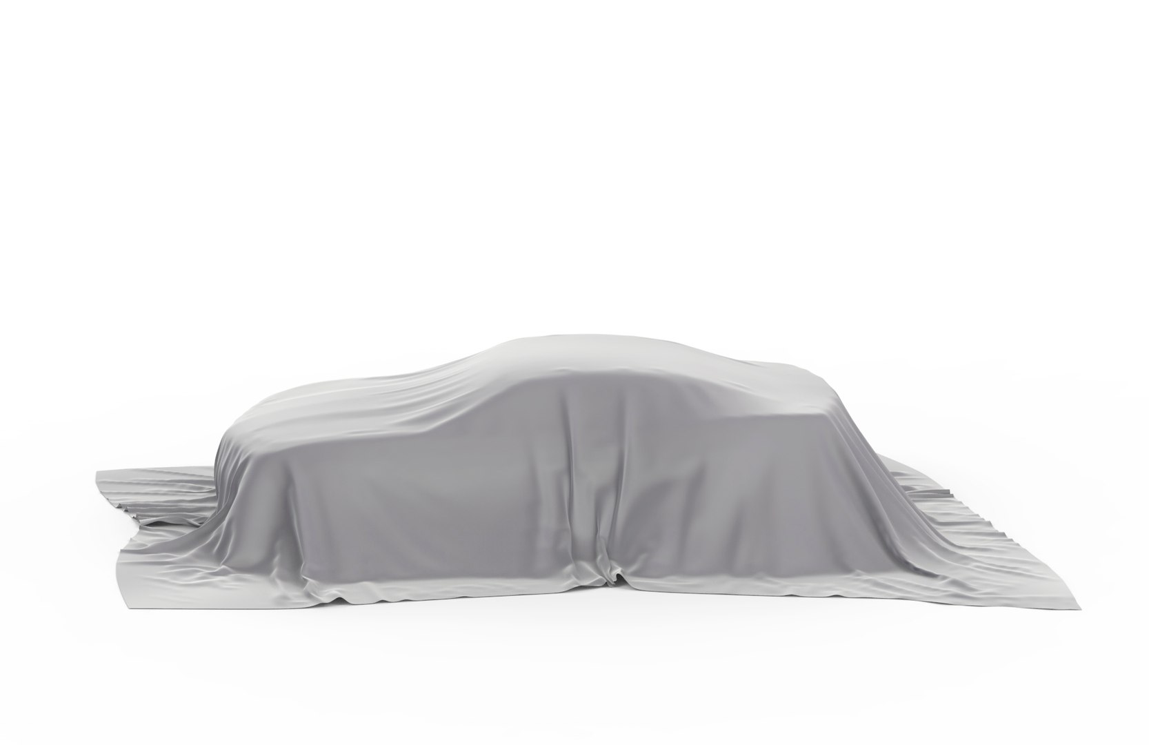 Car Covered White Cloth 3D - TurboSquid 1493167