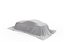 Car covered in white cloth