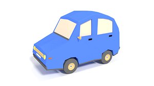 3D model cartoon car