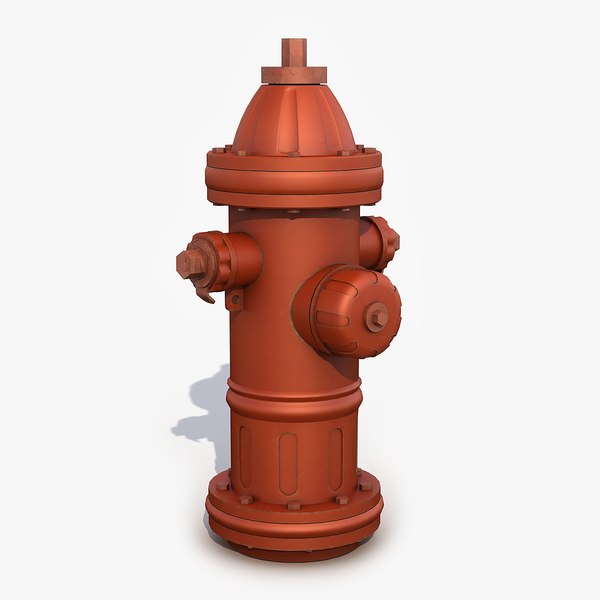 3D Fire Hydrant 2 3D Model model