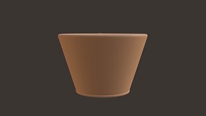 3D Clay pot model