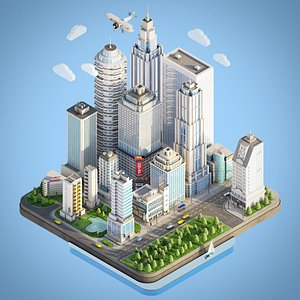 town city 3D model
