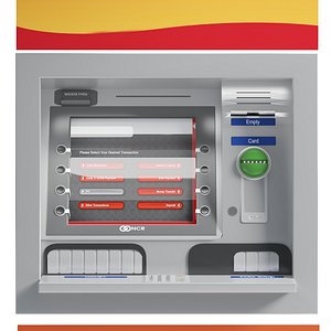 NCR bank atm money