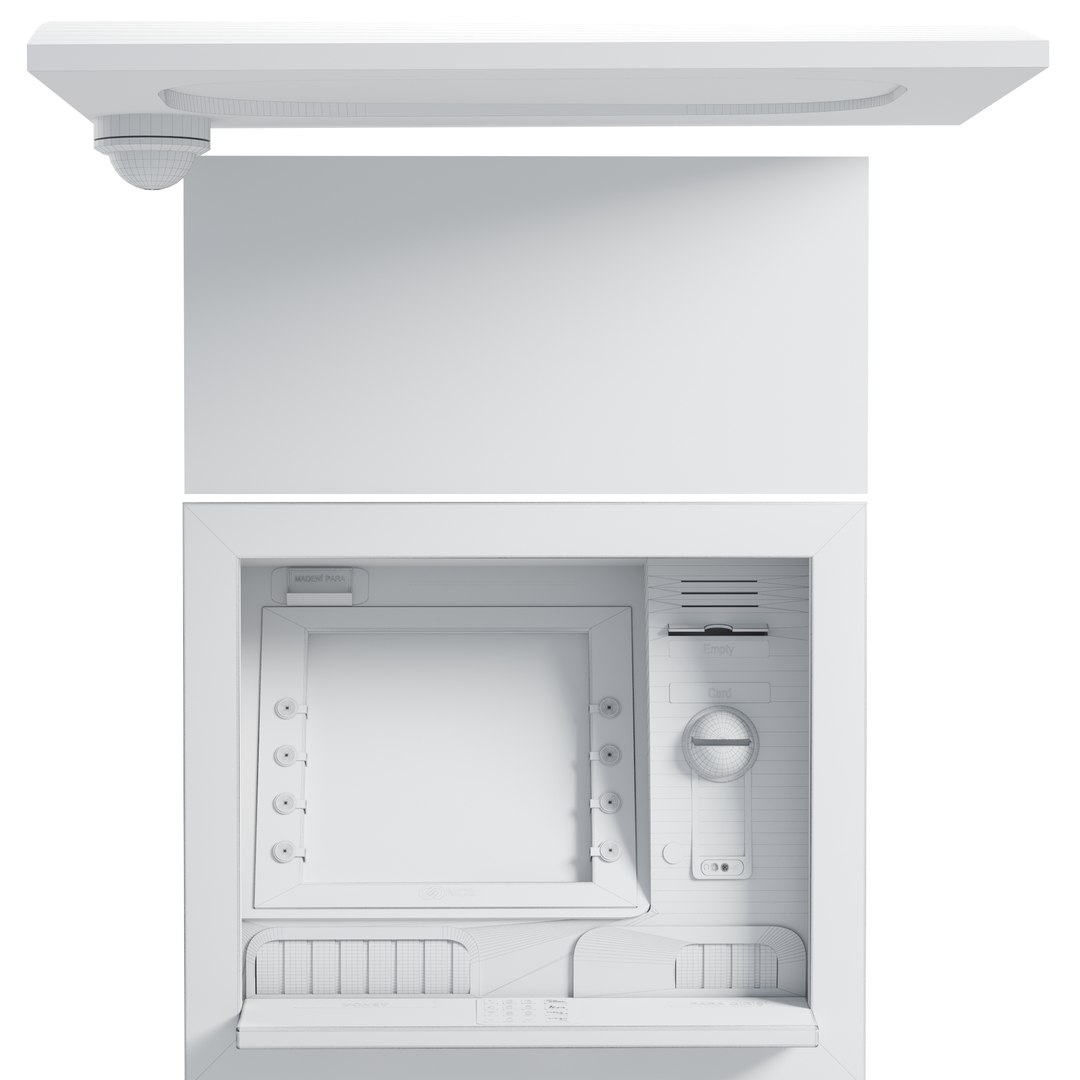 3D Ncr Bank Atm Money - TurboSquid 1207151