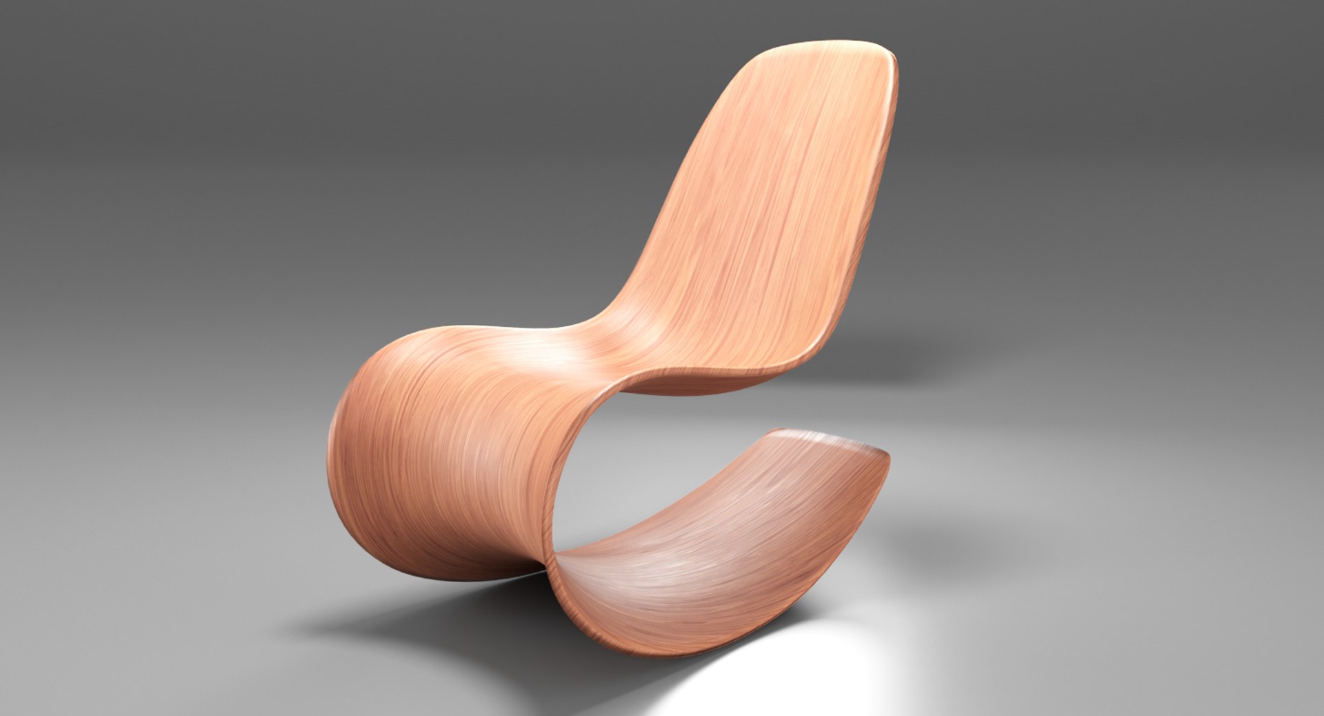 3D Chair Wooden Rocking - TurboSquid 1276463