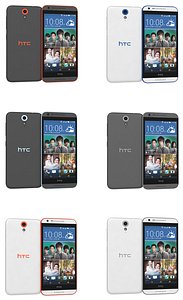 htc desire 620 dual 3d model