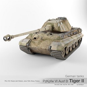 German tank PzKpfw VI Ausf B Tiger II '11'