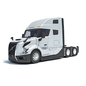 3D 2024 Semi Truck