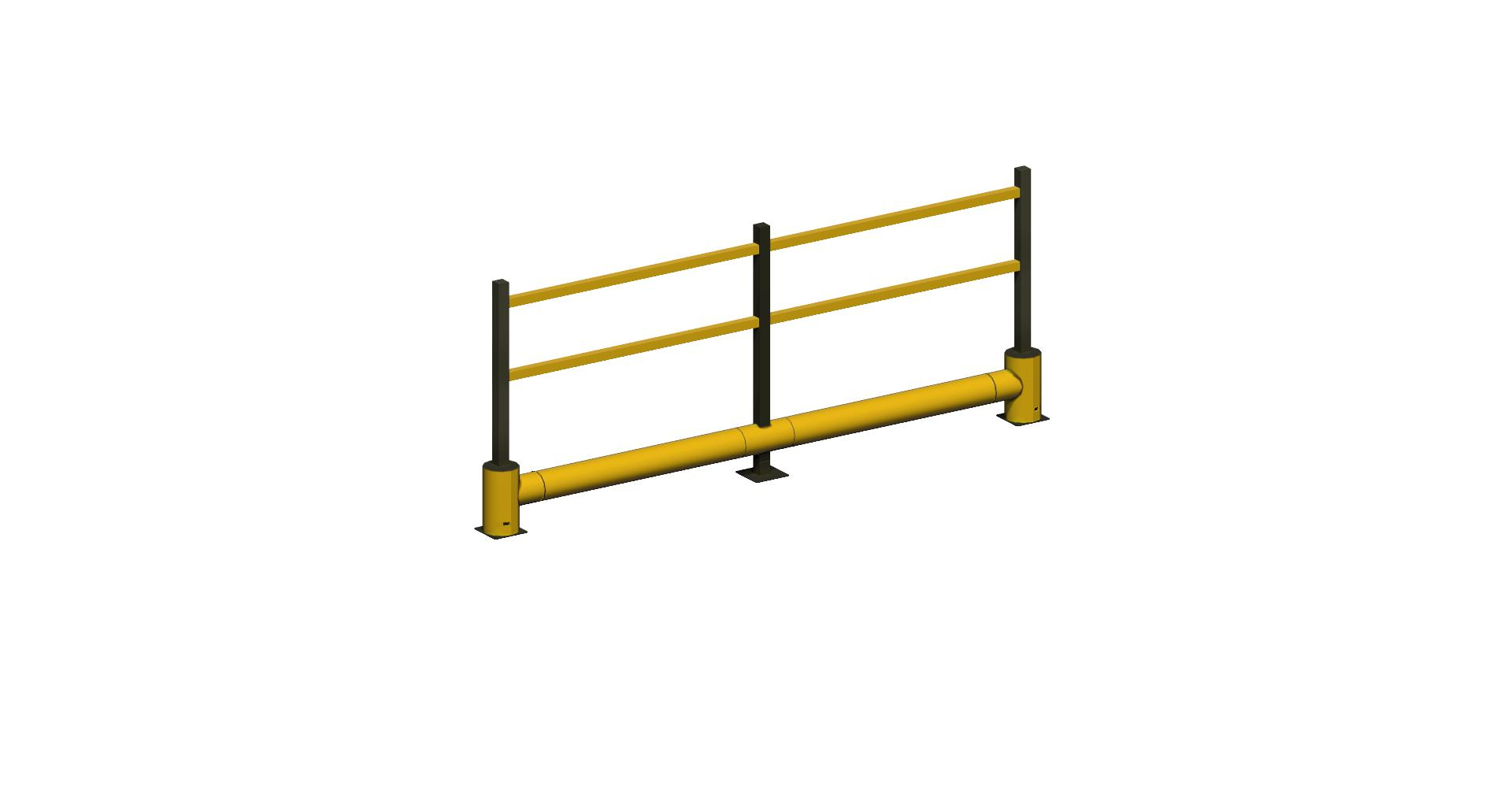 3D Flex Impact Traffic Safety Barrier TurboSquid 2084372