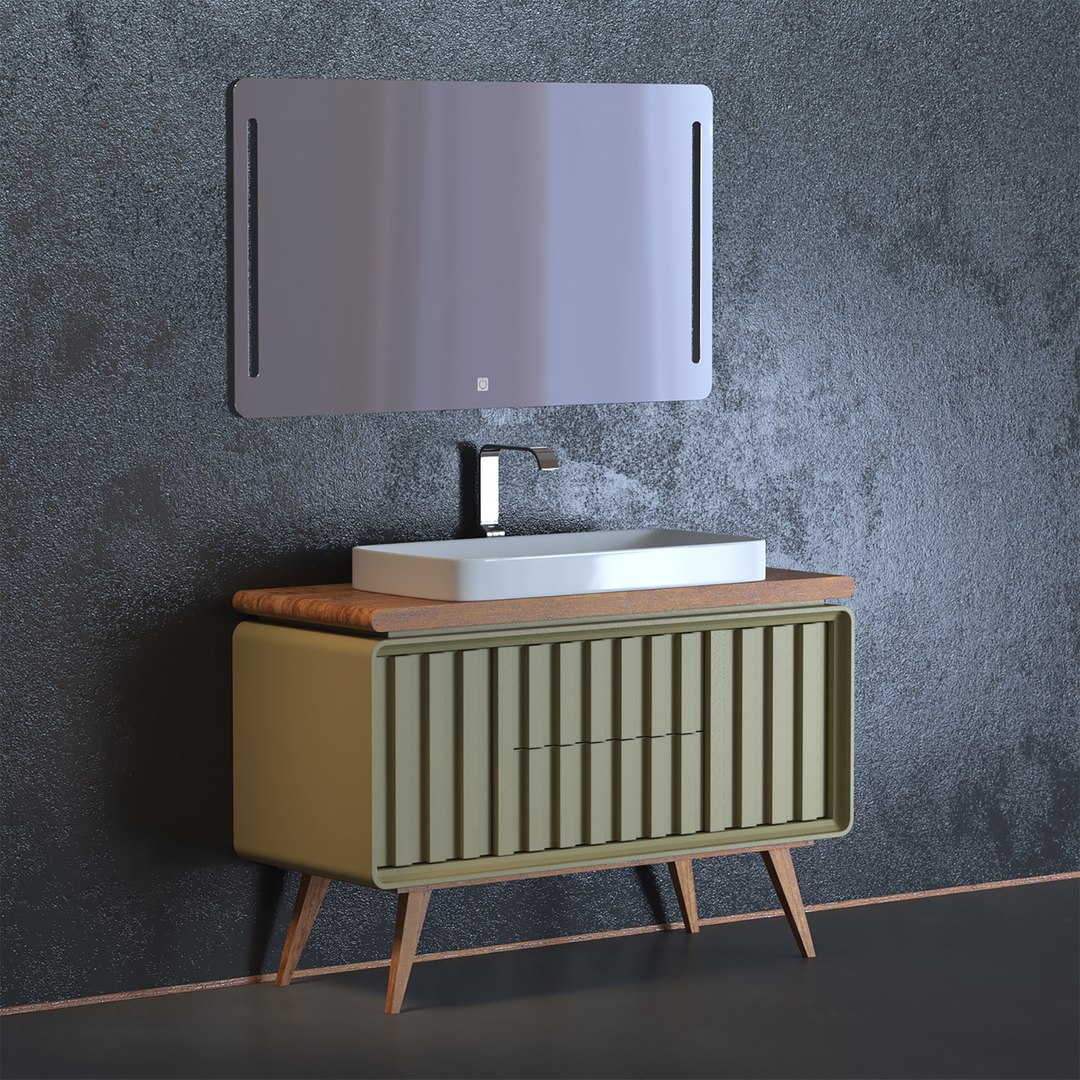 Bathroom Vanity 01 3D Model - TurboSquid 1970048