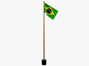 Flag of Brazil 3D model