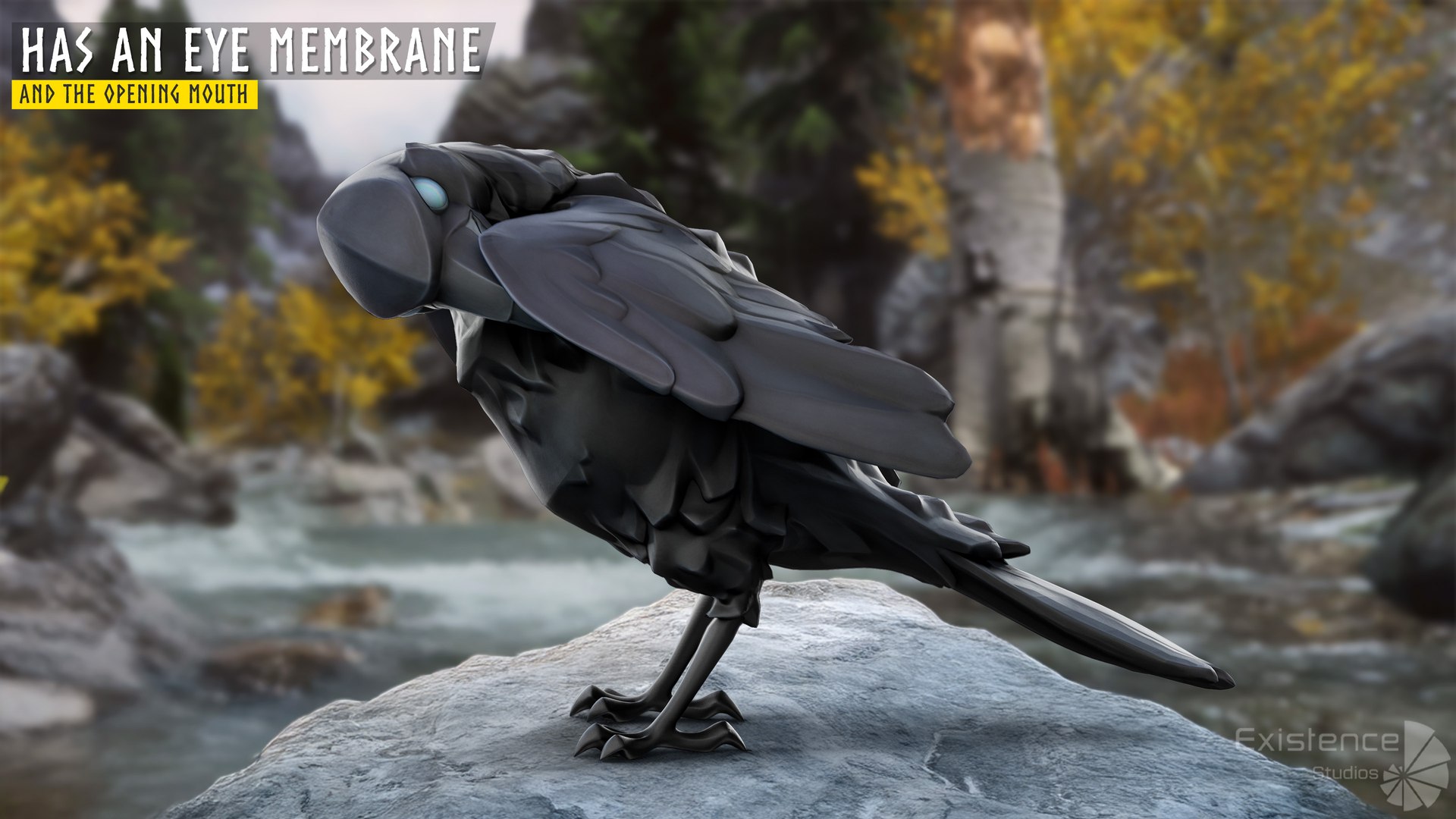 3D Raven - Flying System - Bird Behavior - 75 https://p.turbosquid.com/ts-thumb/Kh/0CgLjv/XK/5/jpg/1757361419/1920x1080/fit_q87/1550423cdf9bfd6738f64d0943cfa6cc75bec8f7/5.jpg