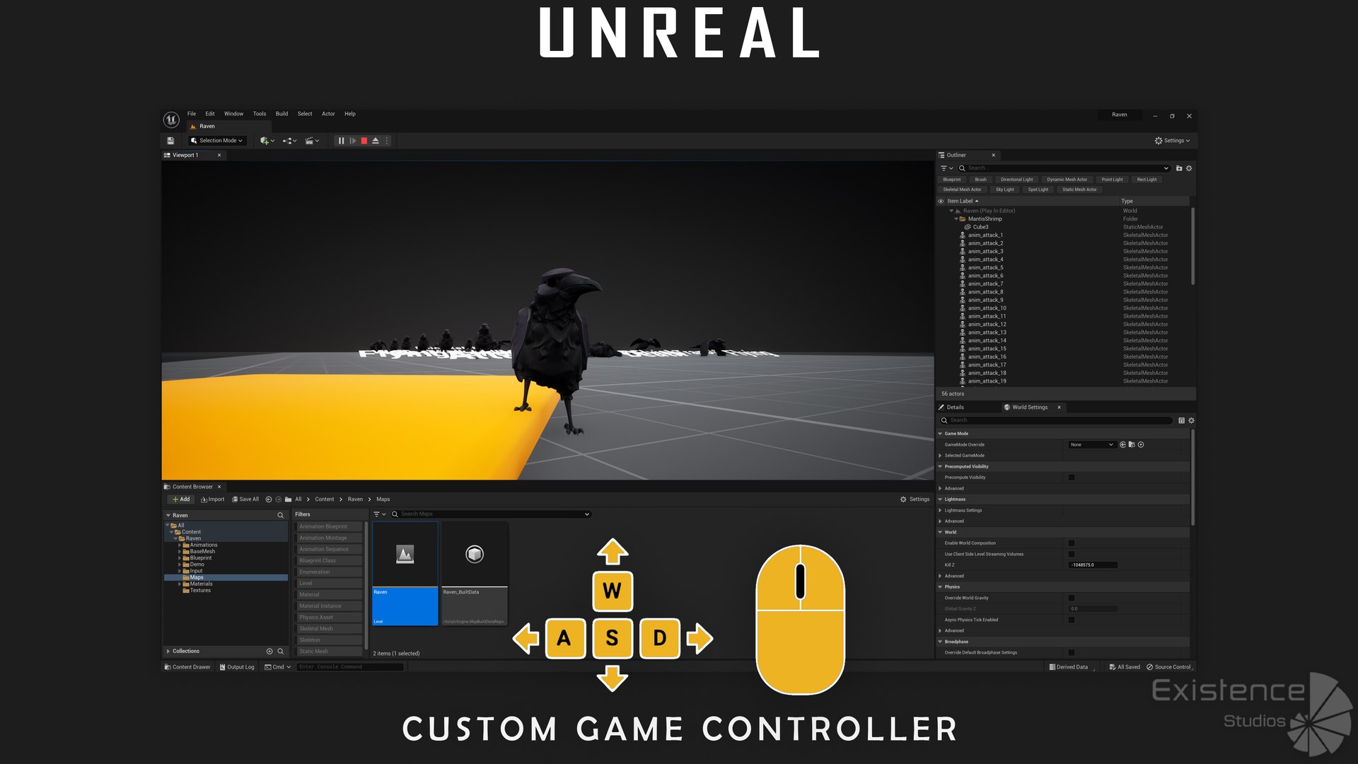 3D Raven - Flying System - Bird Behavior - 75 https://p.turbosquid.com/ts-thumb/Kh/0CgLjv/aT/unreal_05/jpg/1757361702/1920x1080/fit_q87/af14a6f10f532e4534d888318aff7dae75a5d333/unreal_05.jpg