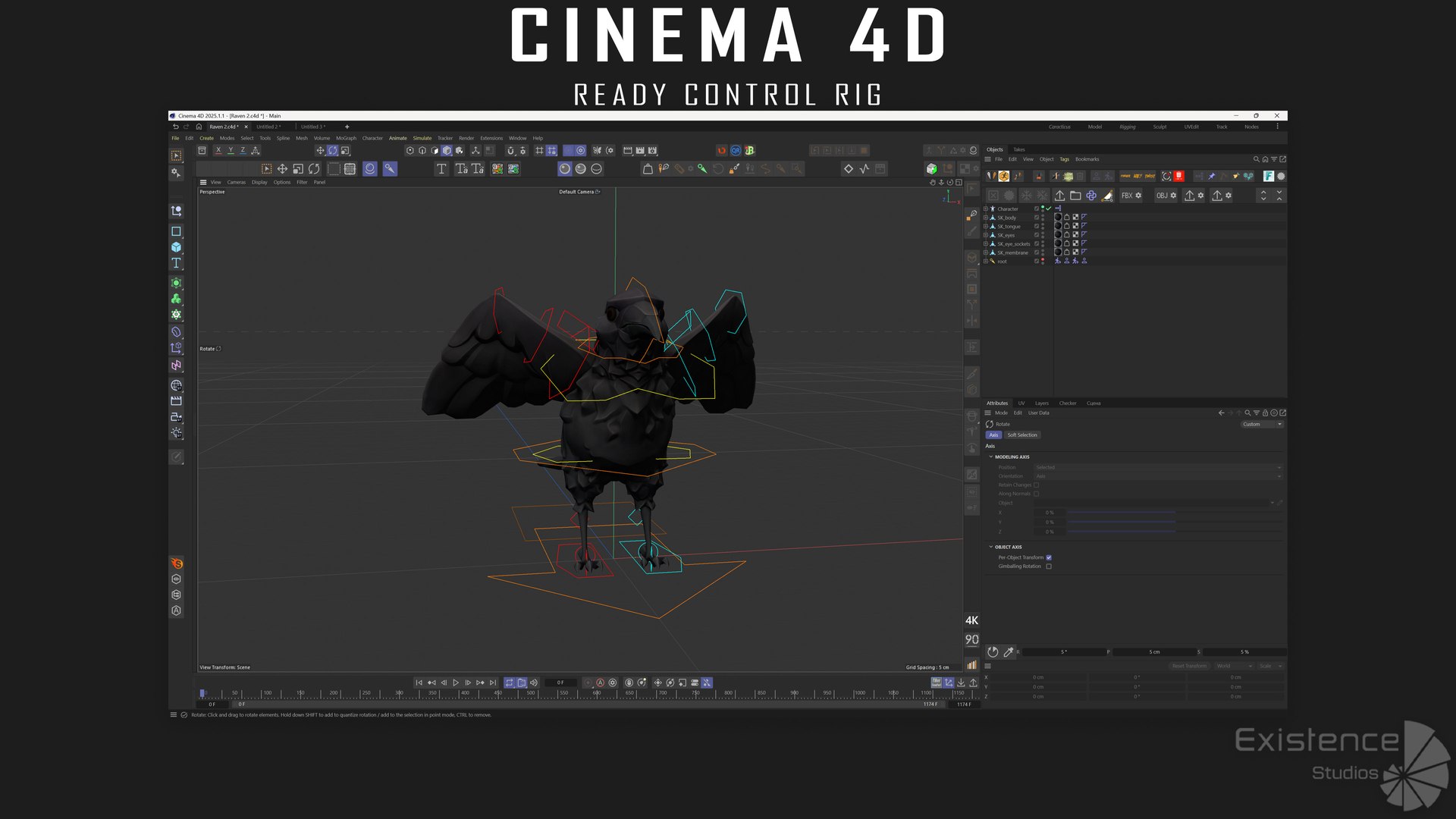 3D Raven - Flying System - Bird Behavior - 75 https://p.turbosquid.com/ts-thumb/Kh/0CgLjv/hJ/cinema4d/jpg/1757361422/1920x1080/fit_q87/1870a4f46be5cde32d9fe9055c7f2e5829a9b605/cinema4d.jpg