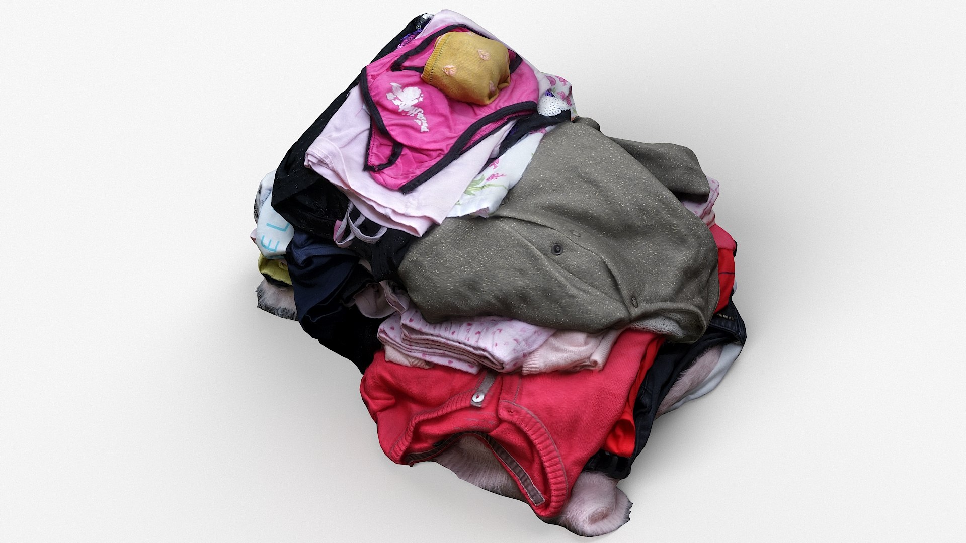 3D pile clothes https://p.turbosquid.com/ts-thumb/Kh/2kRIZ6/bwNiSJ93/clothes157_08/jpg/1601884833/1920x1080/fit_q87/a54243a2733e2d8d5135a3bb3c258f1fe9d10ae7/clothes157_08.jpg