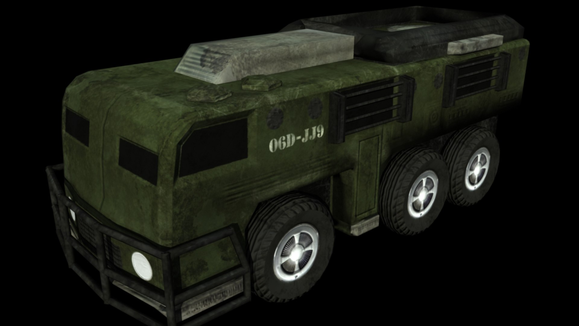 3d model offroad apc