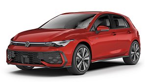Volkswagen Golf GTE 2024 3D