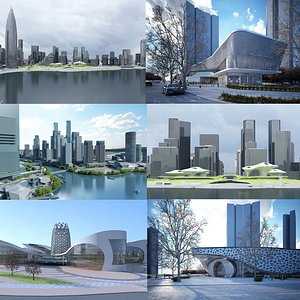 3D model Modern Building Collection 13