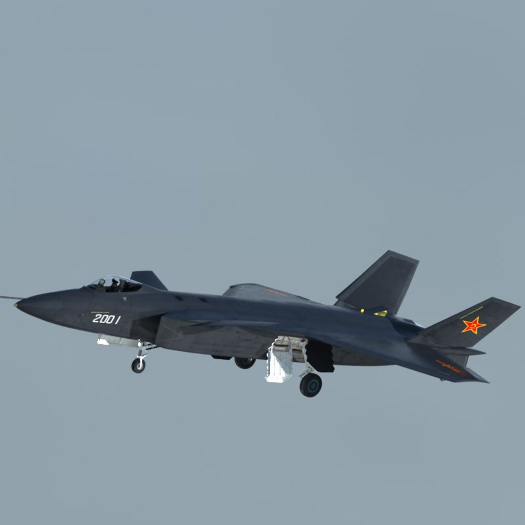 prototype stealth jet fighter 3d max