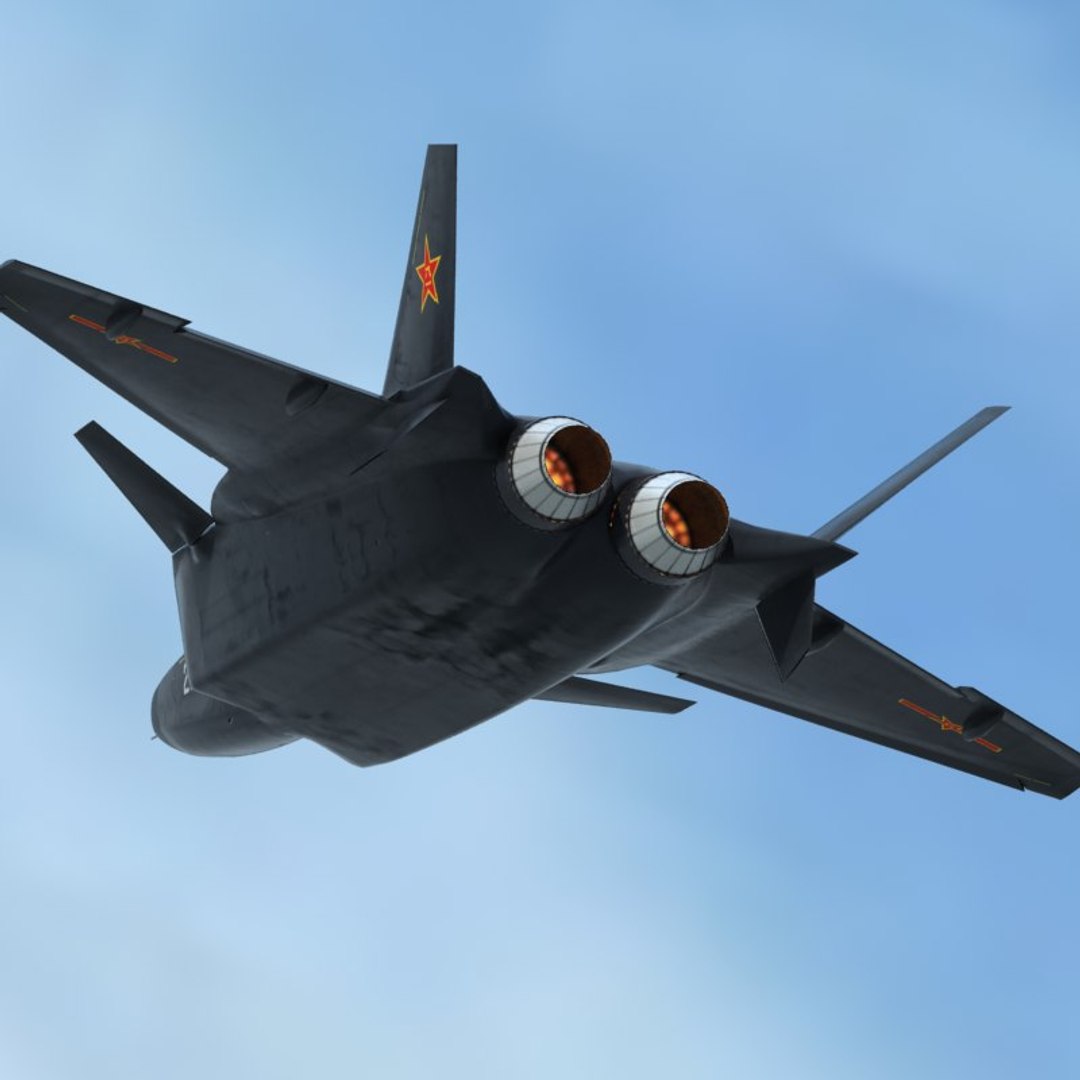 prototype stealth jet fighter 3d max