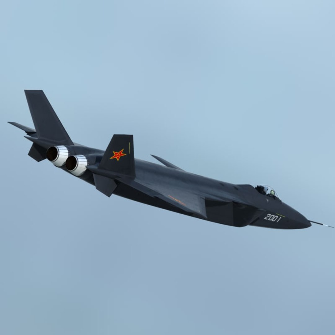 prototype stealth jet fighter 3d max