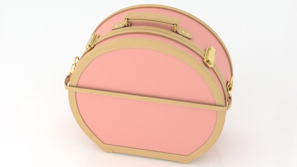 Steamline Luggage The Correspondent Small Hatbox in Pink