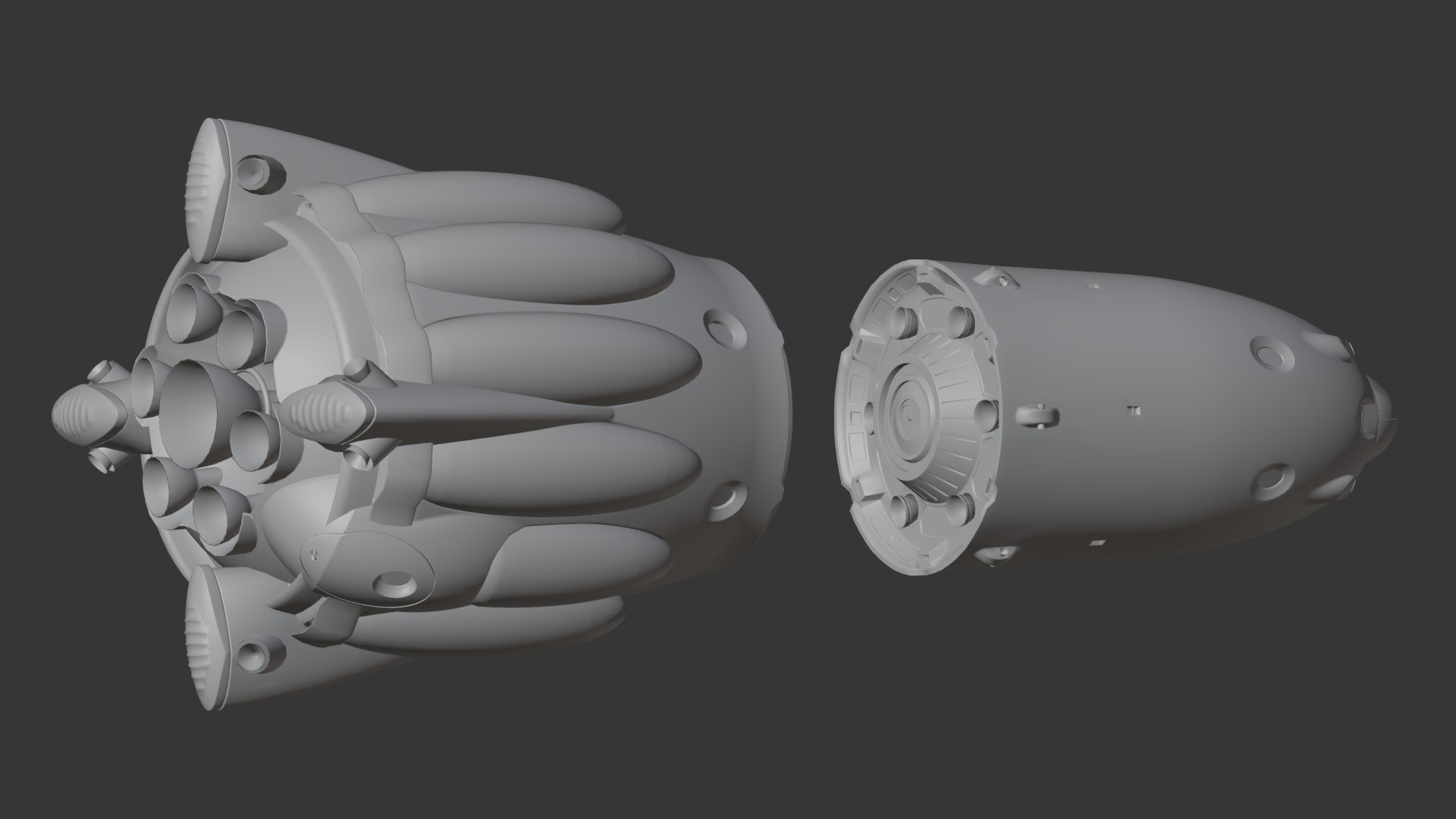 Rocket Landing Module with PBR Materials 3D - TurboSquid 1861681
