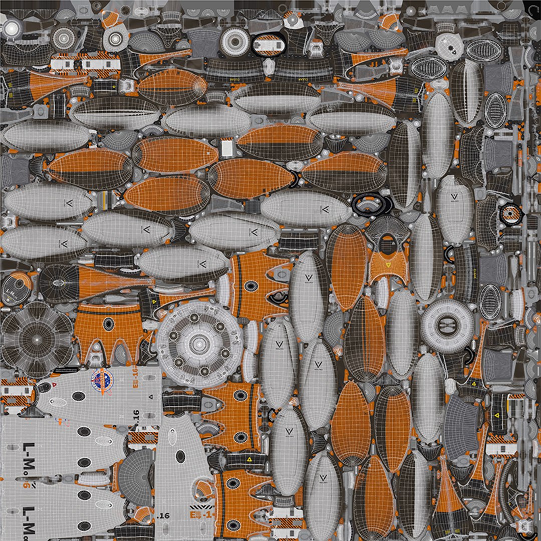 Rocket Landing Module with PBR Materials 3D - TurboSquid 1861681
