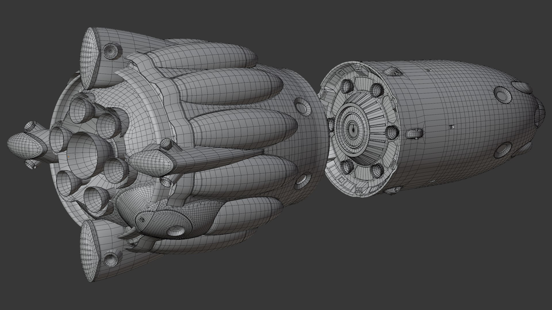 Rocket Landing Module with PBR Materials 3D - TurboSquid 1861681