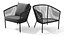 Sessel Corda Schiefergrau