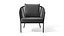 Sessel Corda Schiefergrau