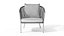 Sessel Corda Schiefergrau
