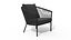 Sessel Corda Schiefergrau