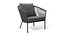 Sessel Corda Schiefergrau