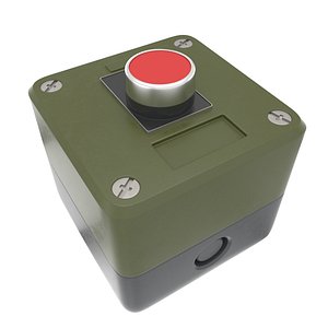Industrial button green