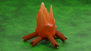 3D Campingfire Model model