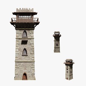 3D Build - Atalaya Serie SilentObsidianRise N5 WatchTower model