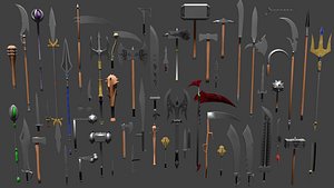 3D weapons pack
